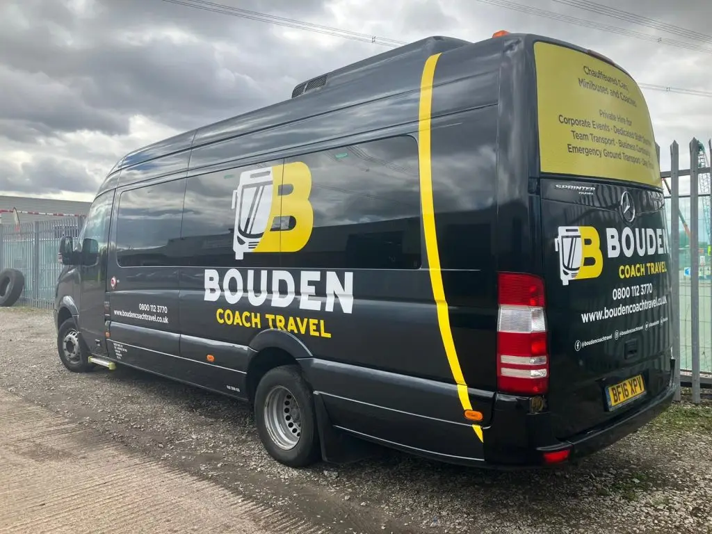 Executive Minibus Exterior Rear