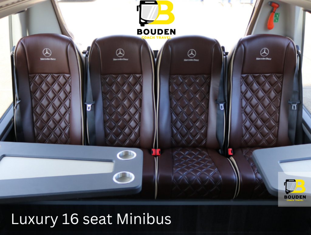 Luxury 16 seat Minibus Interior